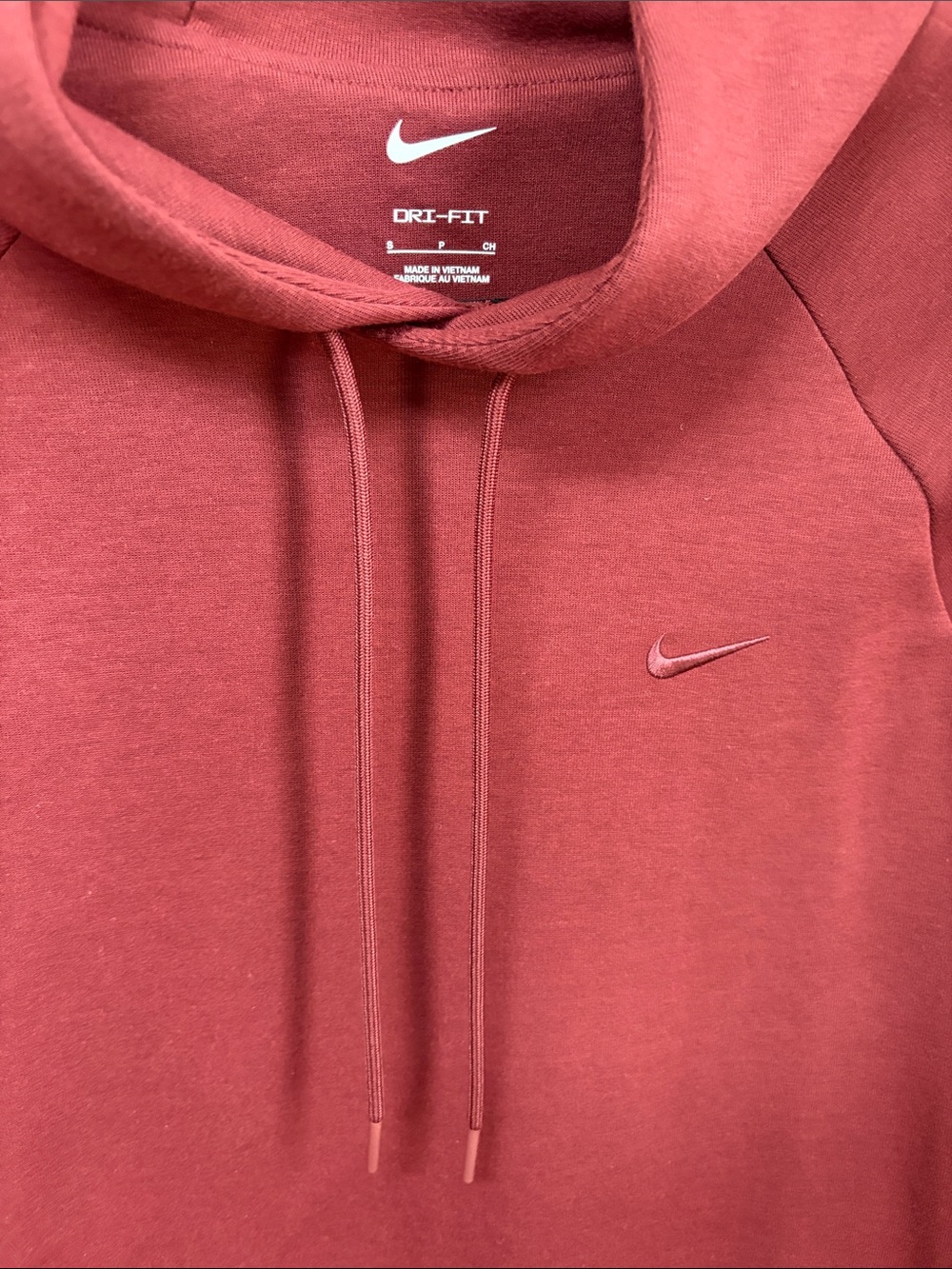 Nike DRI-FIT Men's Brick Red Pullover Hoodie!! EUC